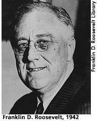 [picture: Franklin D. Roosevelt in 1942]  